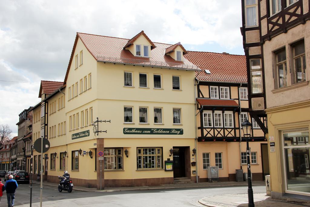 Hotel Garni Zum Goldenen Ring เควดลินบวร์ก ภายนอก รูปภาพ